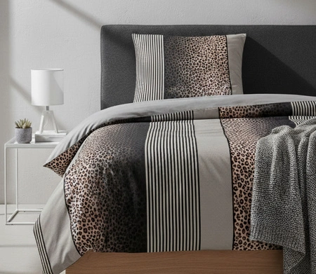 Pościel satyna bawełniana JOOP!  Leo 4112-09 Taupe