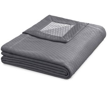 Koc / narzuta Formesse Bella Donna Summer Tencel 215 Jasny Antracyt