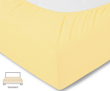 Prześcieradło fein-jersey Estella 6500 705 Pigwa