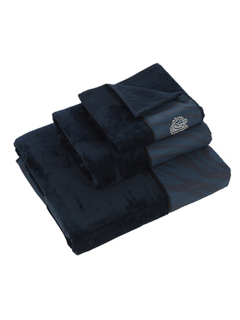 Ręcznik Roberto Cavalli Home Macro Zebrage 111 blue