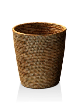 DECOR WALTHER BASKET PK kosz na śmieci rattan ciemny