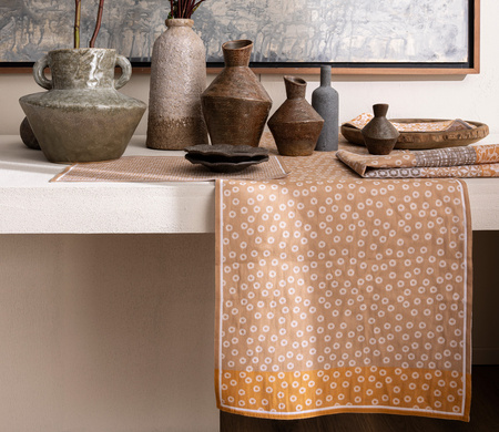 Serwetki bawełniane Le Jacquard Français Wagara Gingembre 4 szt.