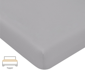 Prześcieradło na topper Formesse Bella Donna Jersey La Piccola 219 Cement