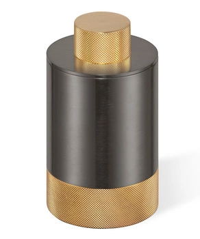 DECOR WALTHER CLUB BMD 1 pojemnik z przykrywką ciemny metal/złoto mat