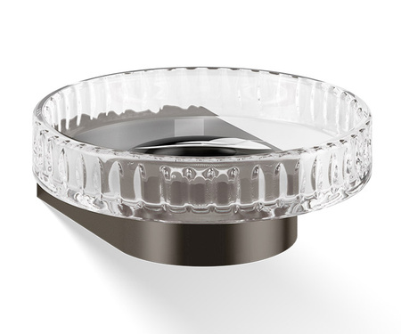 Mydelniczka ścienna Decor Walther CENTURY WSS kryształ szlifowany/ciemny metal