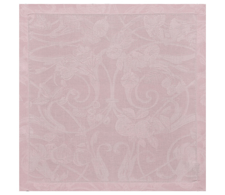 Serwetki lniane Le Jacquard Français Tivoli Rose Poudre 4 szt.