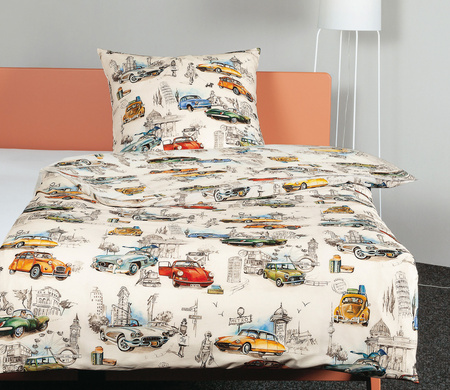 Pościel satyna bawełniana Janine Modern Art S 42090-09 Multicolor