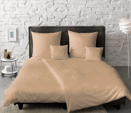 Pościel satyna bawełniana Fleuresse Colours 9100-4033 Piaskowy