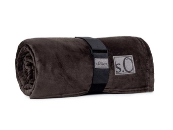 Koc s.Oliver Kuschelsoft 3638-390 150x200 ciemny-brąz