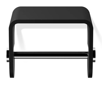 DECOR WALTHER STONE TPH4 wieszak na papier czarny / chrom