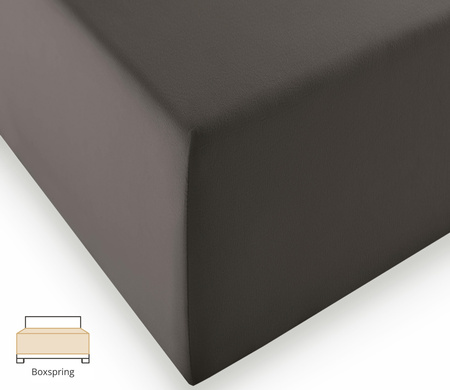 Prześcieradło na wysoki materac Fleuresse Comfort XL 1119-9031 Antracyt