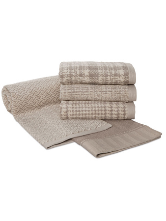 Ręcznik Möve Brooklyn Glencheck 071 Cashmere