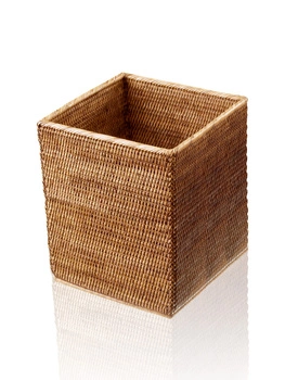 DECOR WALTHER BASKET QK kosz na papier rattan ciemny