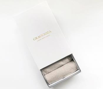 Ręcznik Graccioza Bee Waffle 23396 Fog Luxury Box