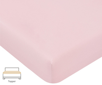 Prześcieradło na topper Formesse Bella Donna Jersey La Piccola 566 Różowy