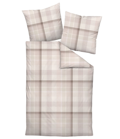 Pościel jersey Janine Carmen S 55112-07 Braun-Beige