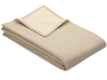 Koc bawełniany Ibena Stockholm 1990-300 140x200 beżowy