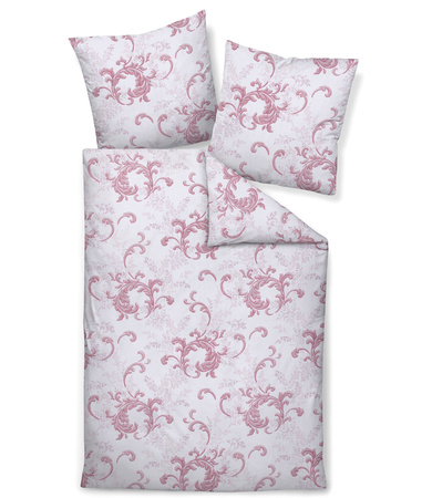 Pościel flanelowa Janine Chinchilla S 78068-01 Rosenholz