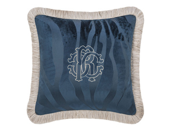 Poduszka dekoracyjna Roberto Cavalli Home Macro Zebrage Monogram 40x40 2114