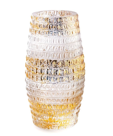 Wazon wysoki Roberto Cavalli Crocodile Gold 35 cm