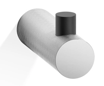 DECOR WALTHER CLUB HAK1 wieszak pojedynczy ciemny czarny mat/chrom