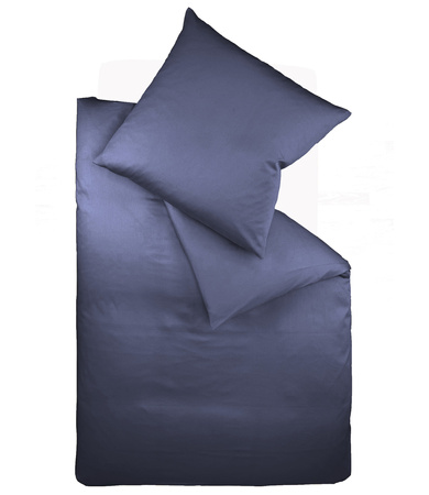 Pościel jersey Fleuresse Colours 9200-6061 Ciemny Niebieski