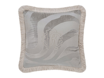 Poduszka dekoracyjna Roberto Cavalli Home Macro Zebrage Monogram 40x40 010