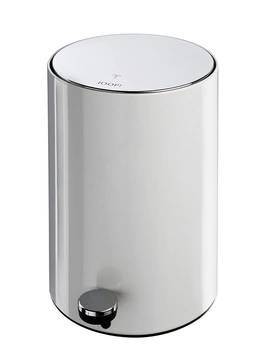 Kosz na śmieci z pedałem JOOP! Chromeline White