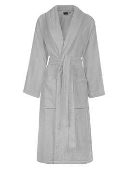 Szlafrok z szalem Roberto Cavalli Home Araldico 946 Grey