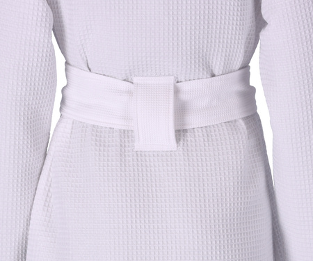 Szlafrok damski z szalem Vossen Catania 0300 White