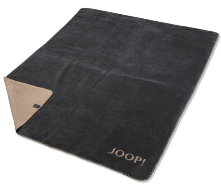 Koc JOOP! Uni Doubleface 814166 150x200 Anthrazit Karamell