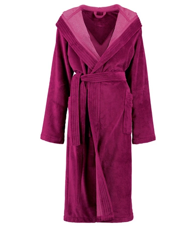 Szlafrok damski z kapturem Cawö 802-22 Beere 36-50