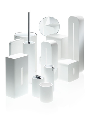 Szczotka WC i stojak na papier Decor Walther STONE SBK chrom