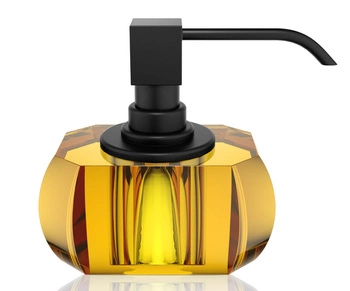 DECOR WALTHER KRISTALL KR SSP dozownik mydła bursztynowy/ czarny