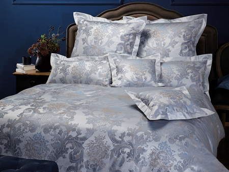 Pościel mako-adamaszek Curt Bauer Louis XIV 2476-1098 Royal Blue
