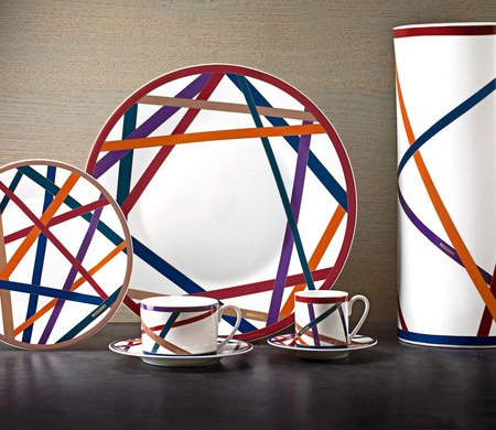 Talerzyk do pieczywa Missoni Nastri Multicolor, zestaw 2 szt.