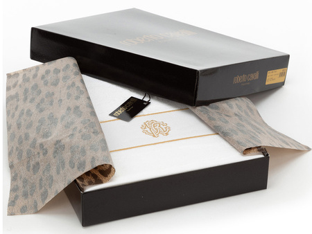 Ręcznik Roberto Cavalli Home Gold New 012 White