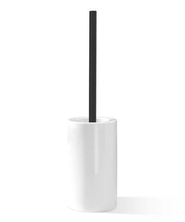 Szczotka WC Decor Walther DW 6100 porcelana biały / czarny mat