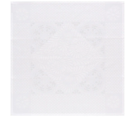 Serwetki lniane Le Jacquard Français Bosphore Blanc 4 szt.