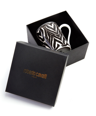 Kubek Roberto Cavalli Zebra Luxury Box