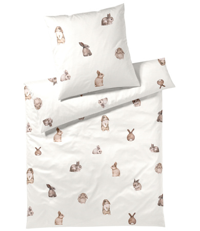Pościel satyna jedwabna Elegante Bunnies 24531-07 Leinen