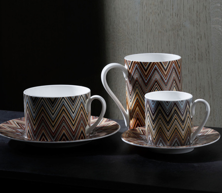 Filiżanka do kawy Missoni Zig Zag Jarris 148, zestaw 6 szt. Luxury Box