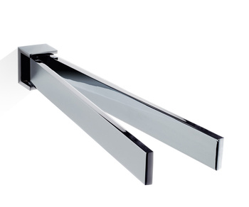 Wieszak na ręcznik podwójny Decor Walther BRICK BK HTH2 chrom