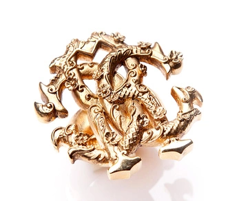 Pierścień do serwetek Roberto Cavalli RC Logo