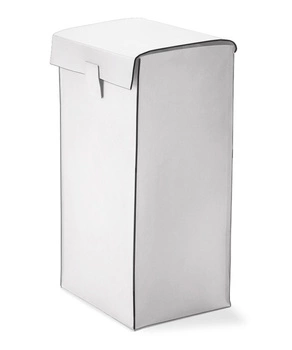 DECOR WALTHER NAPPA WB kosz na pranie z przykrywą bialy