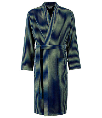 Szlafrok męski kimono Cawö 4854-14 Blau-Field 48-60