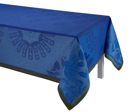 Obrus lniany Le Jacquard Français Jardin d'Orient Majorelle