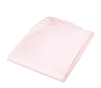 Prześcieradło satynowe z gumką Fleuresse Colours 9100-4040 Jasny Róż