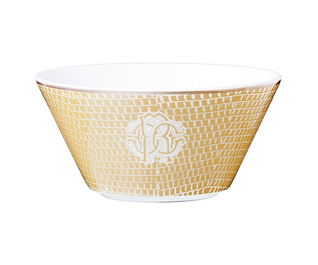 Miseczka na owoce Roberto Cavalli Lizzard Gold, zestaw 6 szt.