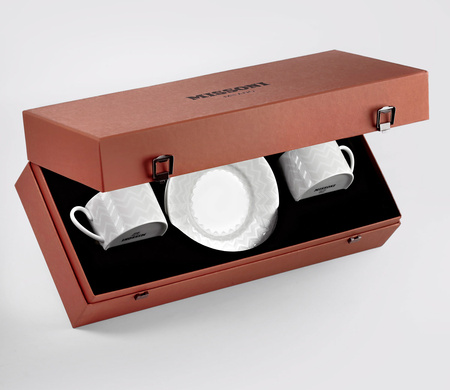 Filiżanka do herbaty Missoni Zig Zag White, zestaw 2 szt. Luxury Box